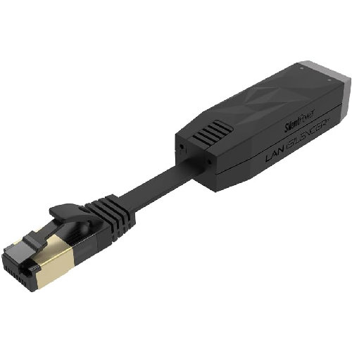 SilentPower(サイレントパワー) SLP-LAN-ISILENCERP ブラック LAN iSilencer+ノイズアイソレーター ガルバニック絶縁 RFノイズフィルタリング|ECカレント
