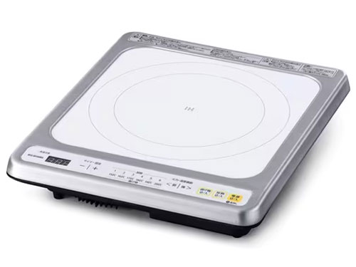 【店卸し資産あります】アイリスオーヤマ IRIS OHYAMAIH IHC-B113-W 白いこと IH煮炊き暖房器 ビルトはたご屋 1口 100V 1400W  ビルトインコンロ