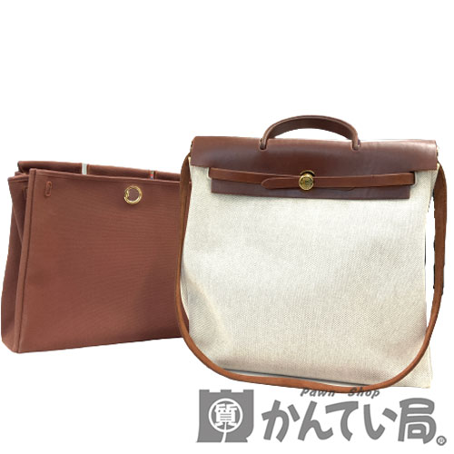 偉大な HERMES エルメス エールバッグMM E刻印 2001年 ゴールド金具