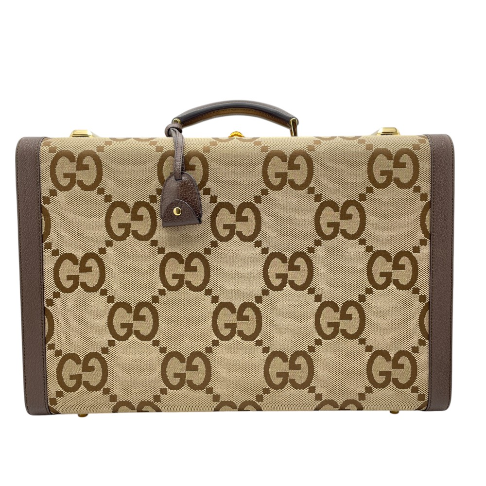 ヴィンテージ GUCCI スーツケース・ボストンバッグ ダークグレー ヴィンテージ GUCCI スーツケース・ボストンバッグ ダークグレー