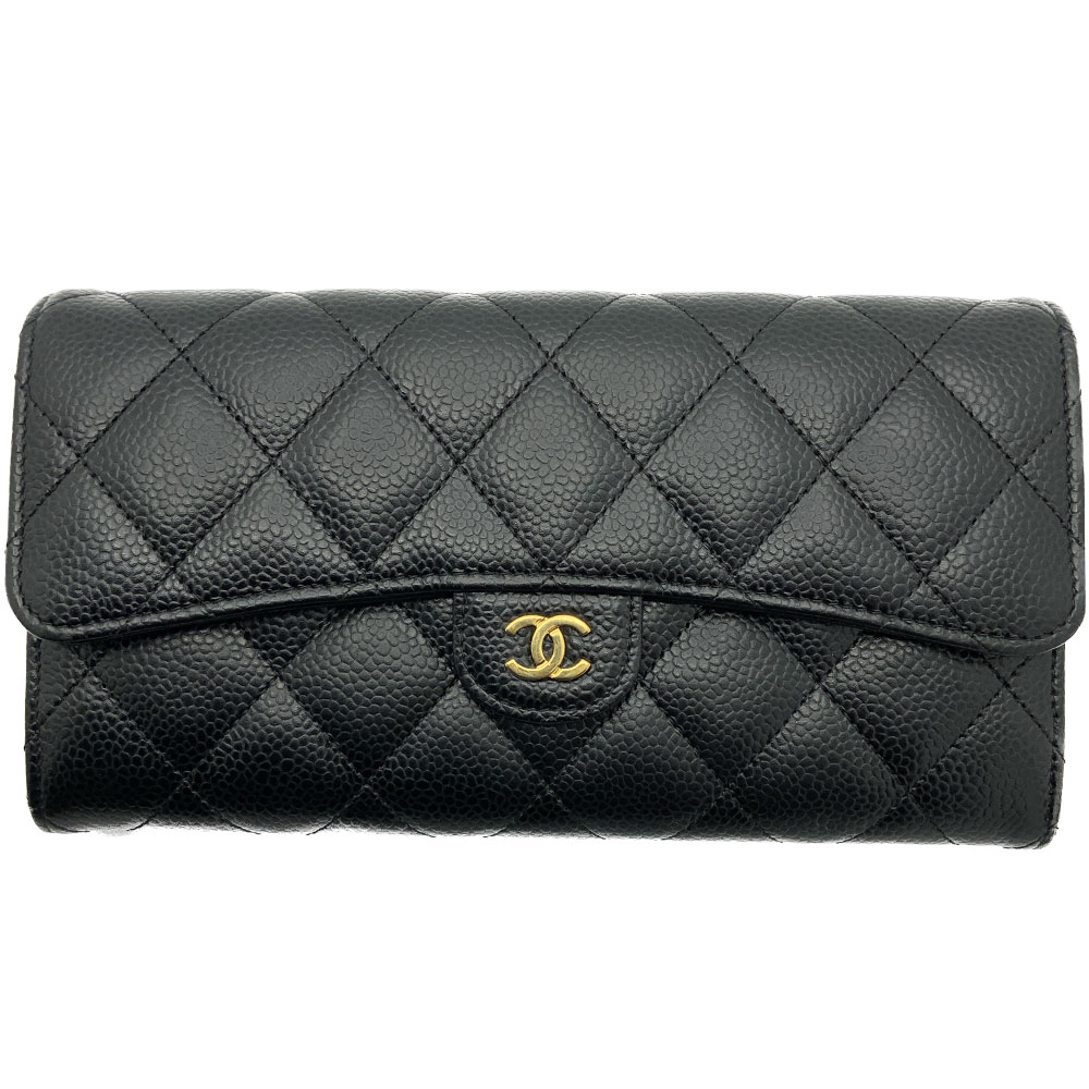 楽天市場】CHANEL シャネル キャビアスキンマトラッセ クラシック