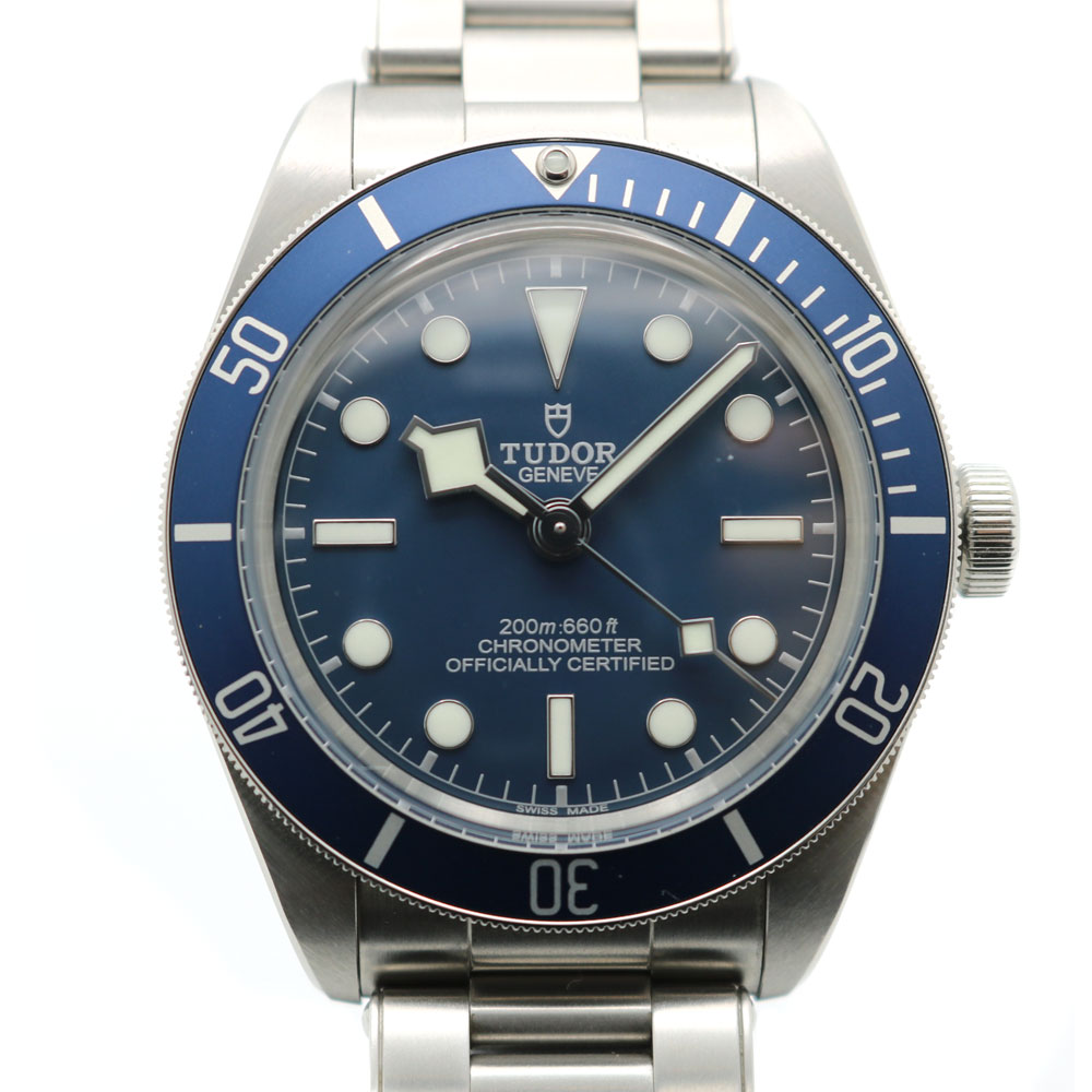 【中古】TUDOR（チューダー）79030Bブラックベイフィフティエイトネイビー文字盤メンズ腕時計ダイバーズ【USED-A】