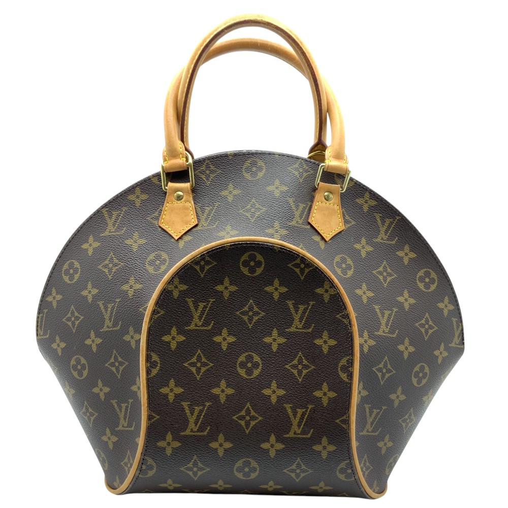 【中古】 LOUIS VUITTON（ルイ・ヴィトン） M51126 エリプスMM モノグラム ハンドバッグ ブラウン系 ゴールド金具 楕円形 レディース【USED-B】