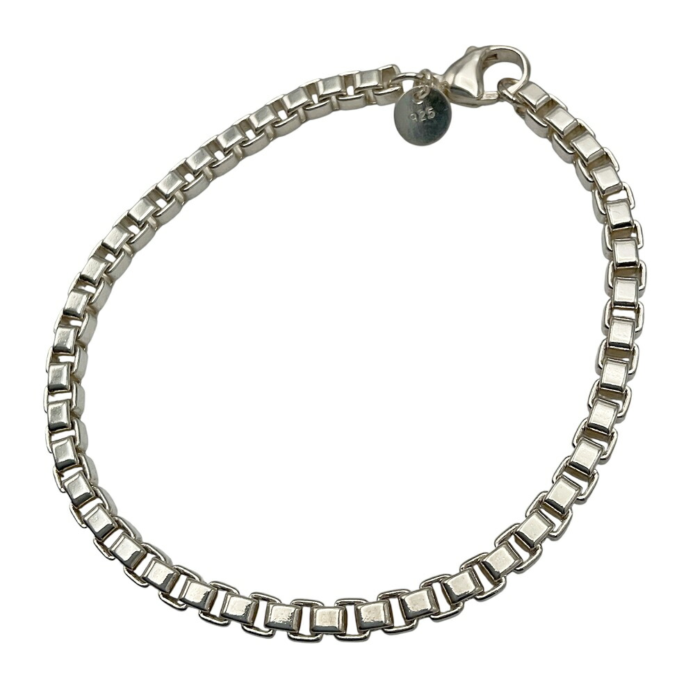 【Tiffany】ティファニー ブレスレット ベネチアン リンク シルバー925 ティファニー TIFFANY&CO. ベネチアンリンク ID ブレスレット