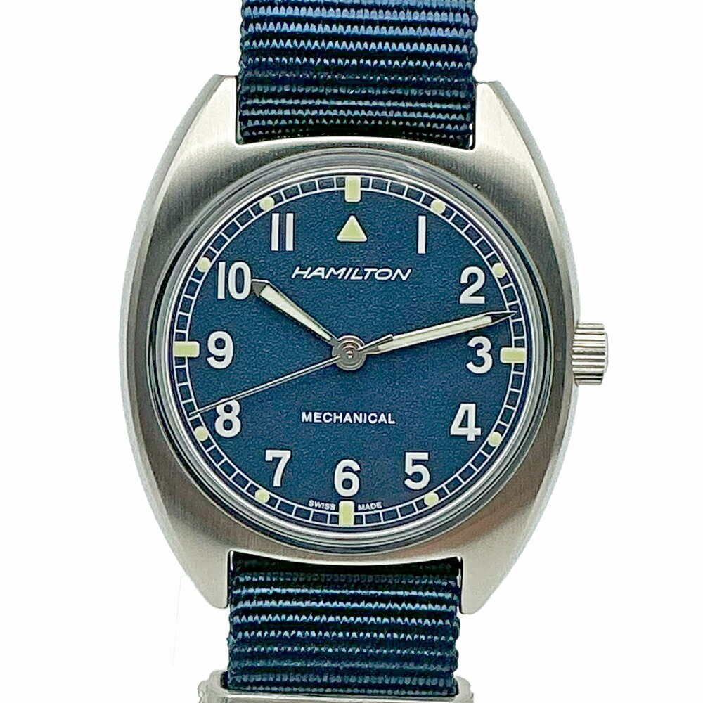 Hamilton ハミルトンカーキ　H684110 ハミルトン カーキ 38mm H684110 ネイビー文字盤 クオーツ USED