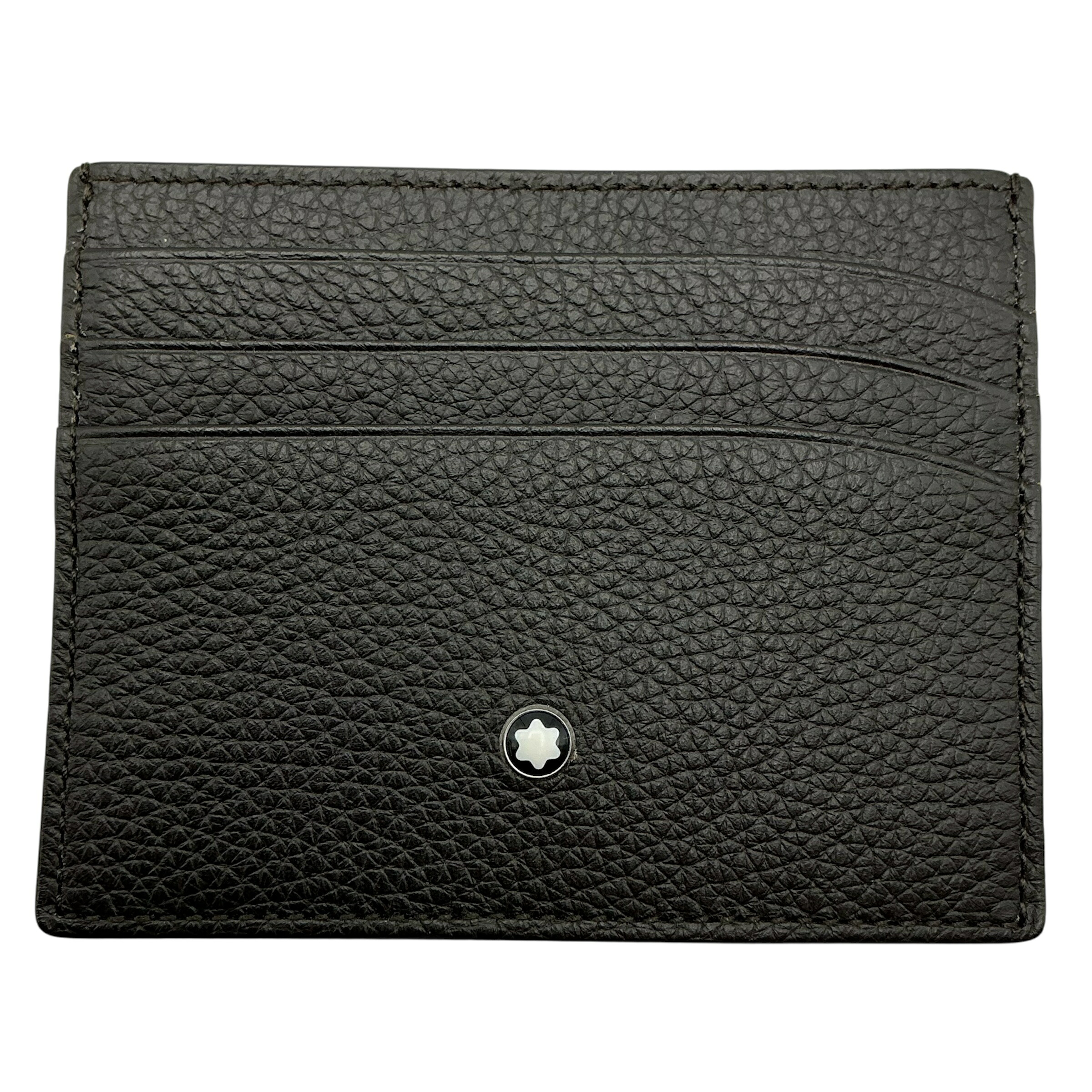 【中古】MONTBLANC（モンブラン）MB114473 MEISTERSTUCK SOFT GRAIN（マイスターシュテュック ソフトグレイン）衣嚢保持者 6竓 歌留多入れ 赤銅色 商行為 【USED-S】