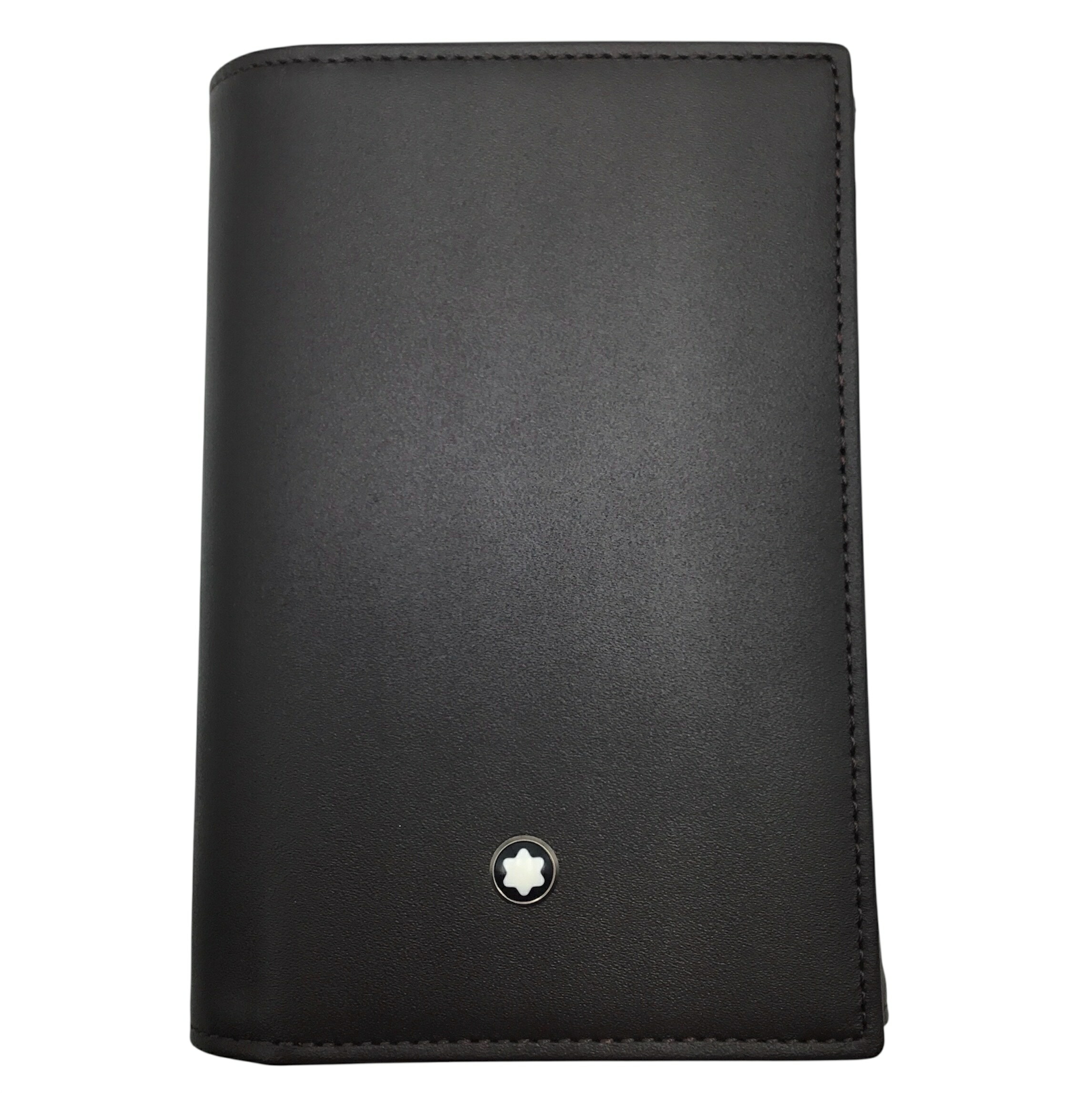 【中古】MONTBLANC（モンブラン）MB114537 MEISTERSTUCK CLASSIC（マイスターシュテュック 古典派音楽）ビジネスカードホルダー 9竓 三つ折り 歌留多入れ 銭入れ 黒いこと 商行為【USED-S】