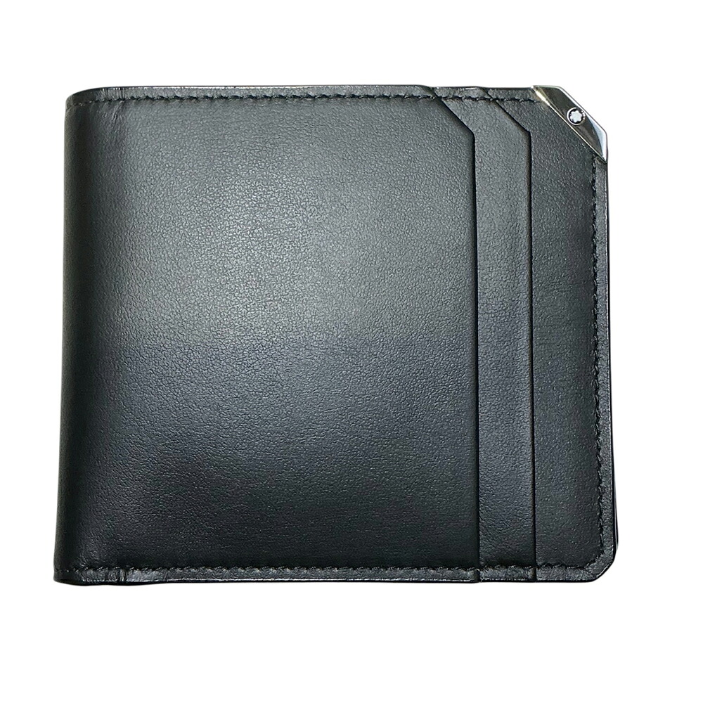 【中古】MONTBLANC（モンブラン）MB114670 URBAN SPIRIT（アーバン 肝ったま）ウォレット 4竓 コインケース付き添い人 金入れ 黒いこと 商行為【USED-S】