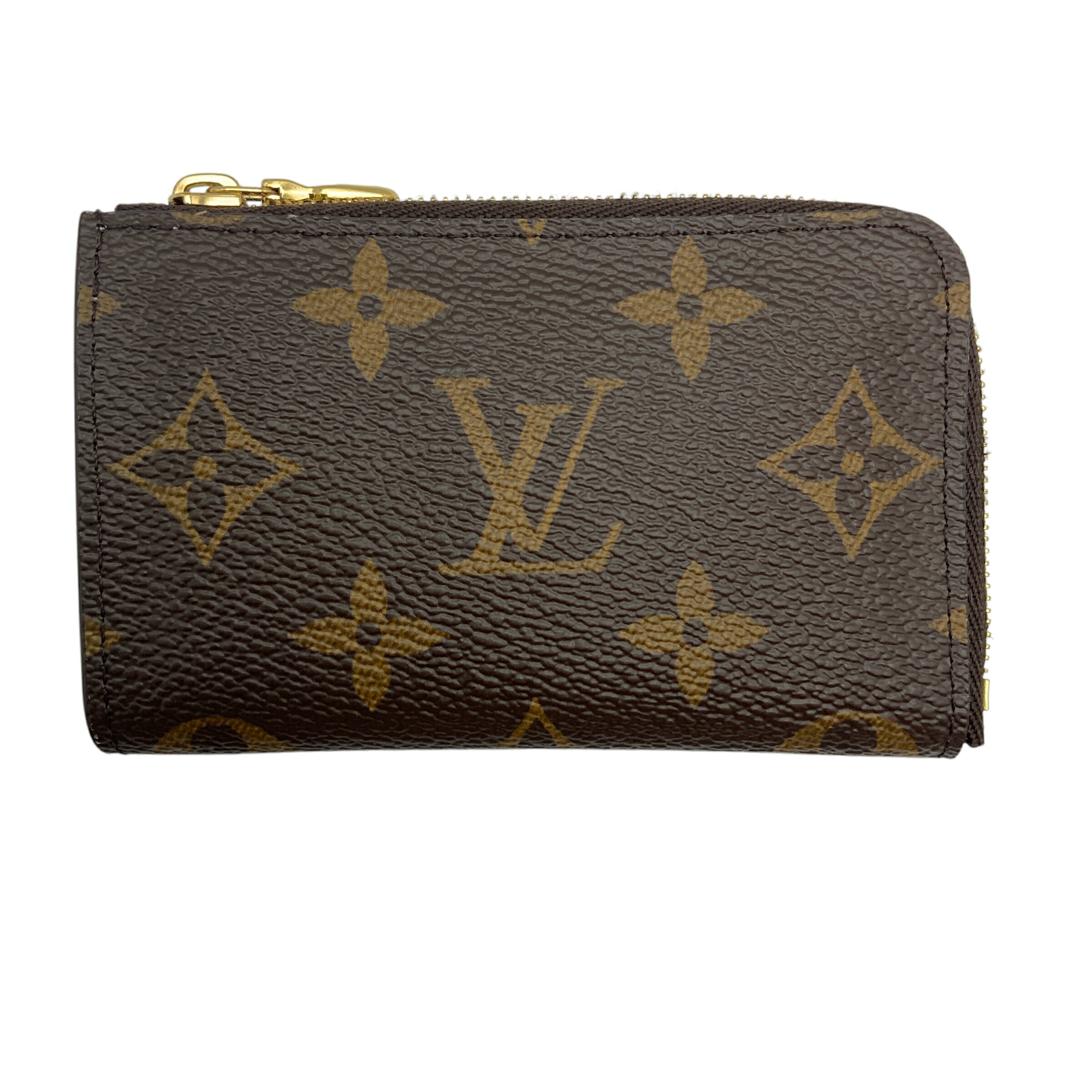 【中古】LOUIS VUITTON（ルイ・ヴィトン）M83612 ポルトクレ・ノア カードキーケース モノグラム帆布 ゴールド金具 引っ掛かり付き添い人チェーン店 L字チャック オランプブルー【USED-A】