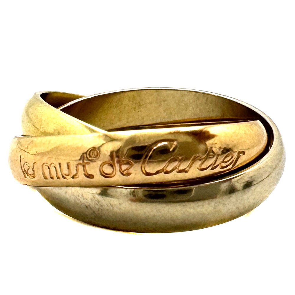 【美品　保証書あり】カルティエ　トリニティリング　クラシック　サイズ50 美品 保証書あり】カルティエ トリニティリング クラシック