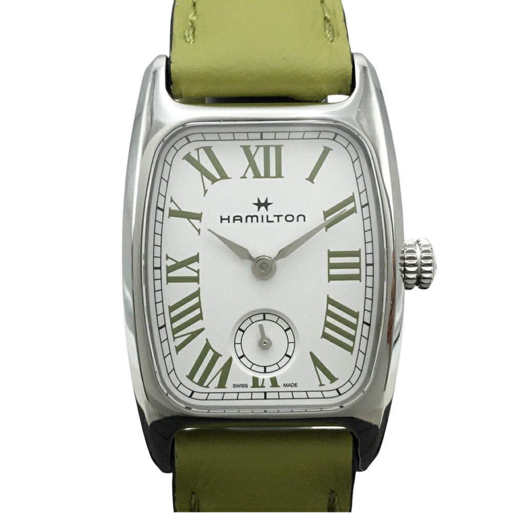 【中古】HAMILTON （ハミルトン）H13321813 アメリカン古典派音楽 BOULTON SMALL SECOND QUARTZ レディースウォッチ  革胴締め 【USED-S】