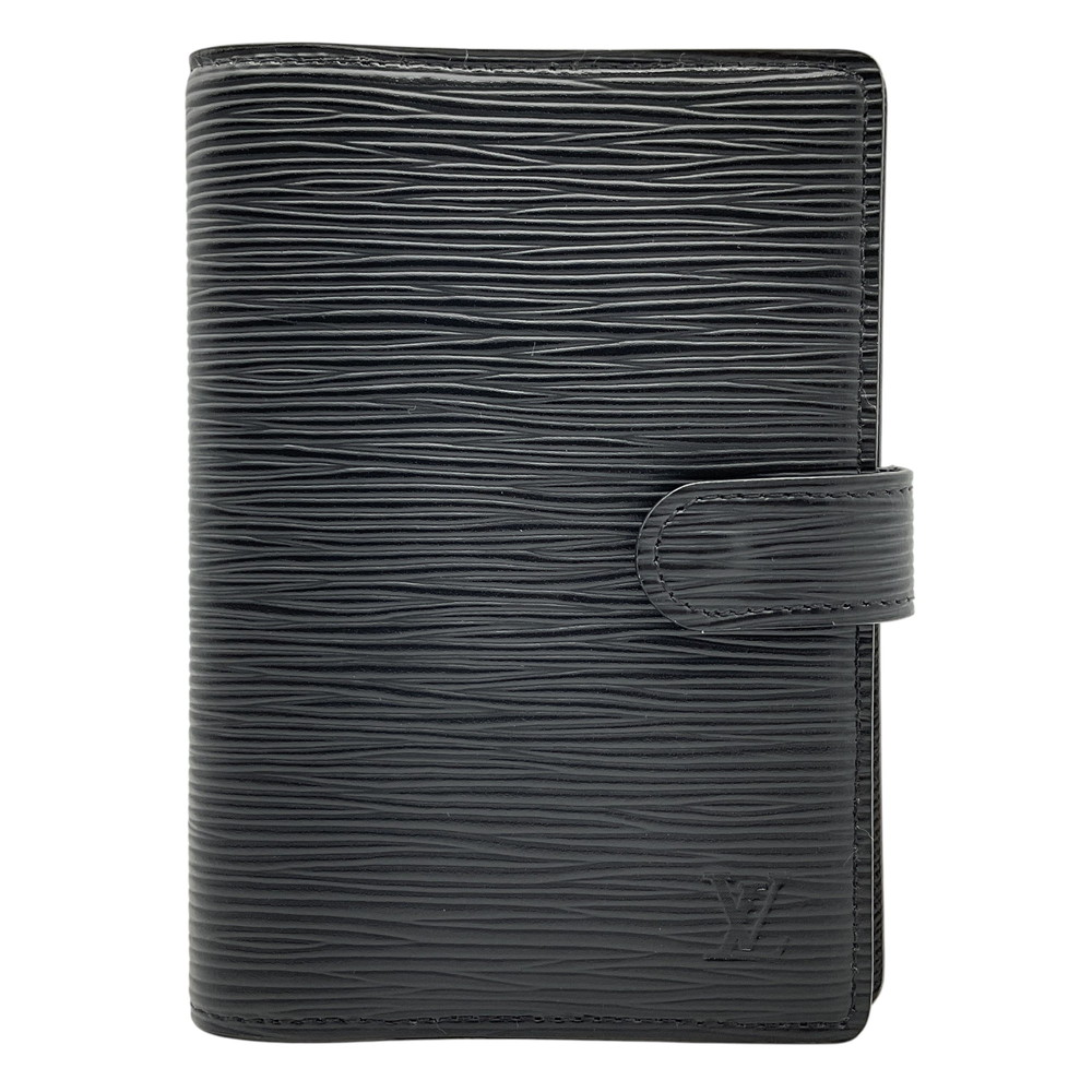 【中古】LOUIS VUITTON（ルイ・ヴィトン）R20052 アジェンダPM エピ ノワール システム手帳 男女兼用 ダイアリー アドレス帳 ゴールド金具 6穴式【USED-A】｜質屋かんてい局EC店 19,800円