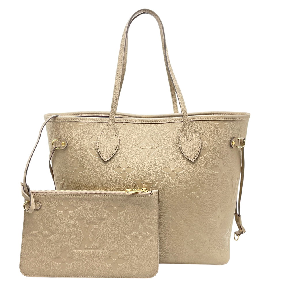 【中古】 LOUIS VUITTON (ルイ・ヴィトン) M45686 ネヴァーフルMM モノグラム アンプラントトートバッグ 肩掛け ゴールド金具 レディース 【USED-A】