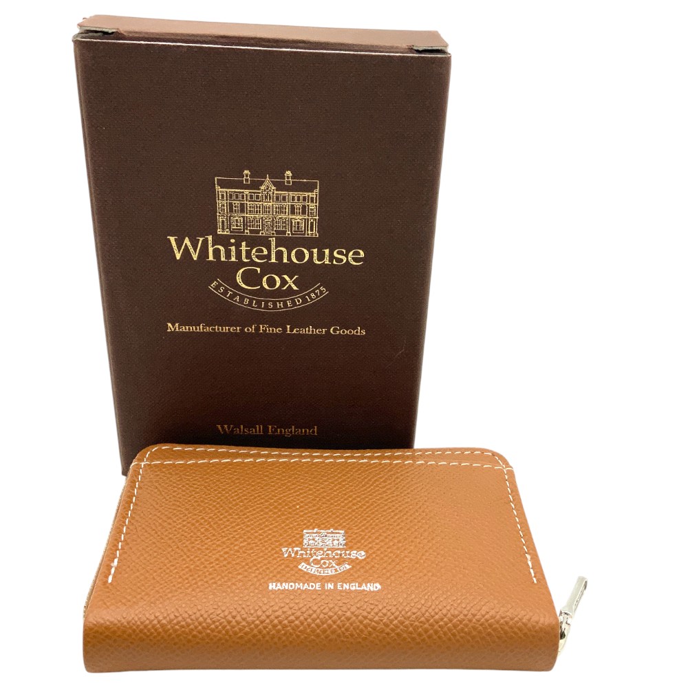 【中古】Whitehouse Cox（ホワイトハウスコックス） コインケース　ミニウォレット　小さいお財布【USED-AB】