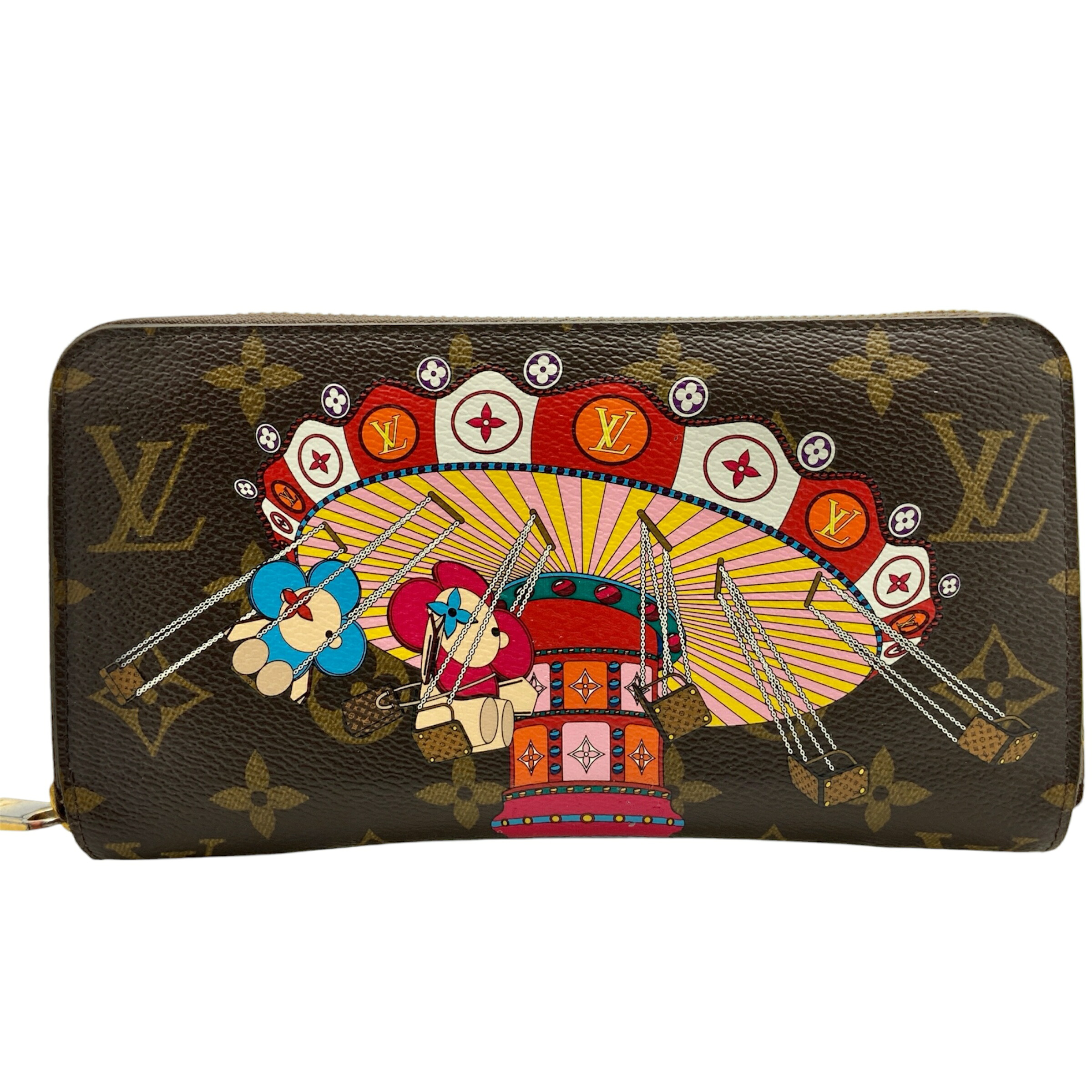 【中古】LOUIS VUITTON（ルイ・ヴィトン）M69753 モノグラム ロングジッピーウォレット ヴィヴィエンヌ2020 記念日 押さえる品 長紙入れ ゴールド金具 モノグラム帆布【USED-B】