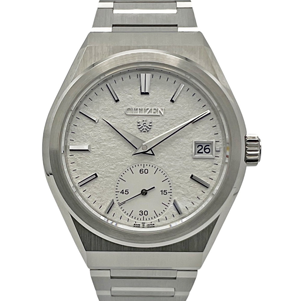 【中古】 CITIZEN （シチズン）NC1001-58A ザ・シチズン 特定店限定モデル 自動巻き シルバー文字盤 機械式 シースルーバック ステンレススチール メンズ ビジネス 【USED-A】