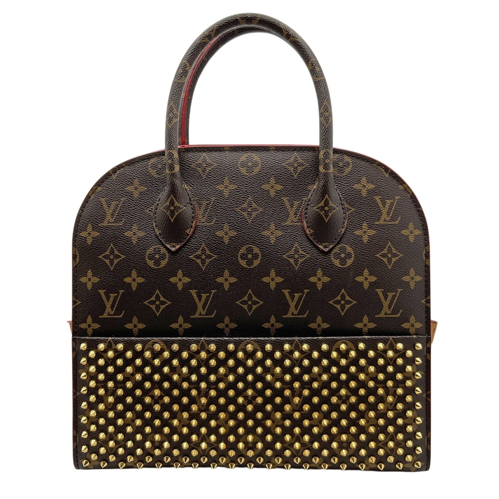 【中古】 LOUIS VUITTON (ルイ・ヴィトン) M41234 モノグラム スタッズ アイコノクラスト クリスチャンルブタン 共同研究 トートバッグ  ハンドバック モノグラム帆布 【USED-AB】