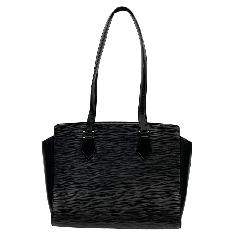 【中古】 LOUIS VUITTON (ルイ・ヴィトン) M52422  デュプレックス ショルダーバッグ 肩かけ エピ 黒いこと  ゴールド金具 なめし革 LV レディース 【USED-B】