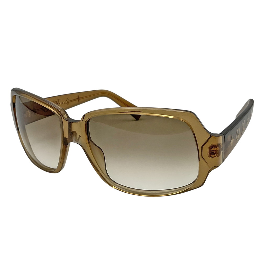 【中古】 LOUIS VUITTON (ルイ・ヴィトン) Z0025W オブセッション・カレ サングラス 61□17 ブラウン ゴールド金具 アイウエア 眼鏡 ブラウングラデーション クリアブラウン メンズ レディース 【USED-AB】｜質屋かんてい局EC店