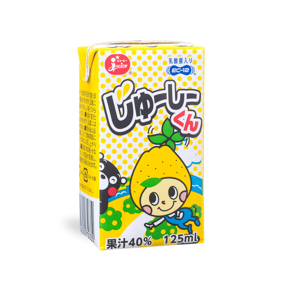 楽天市場】ジューシー でこぽんくん【125ml紙×36本入】 : JA熊本果実連