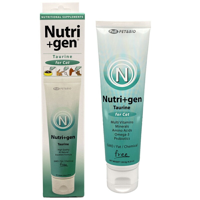 ペット用サプリメントジェル「Nutri+gen」タウリン　愛猫の必須ビタミン補給に！