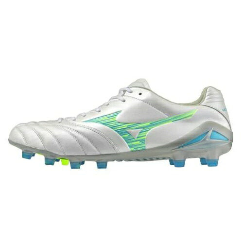 ミズノ　モナルシーダNEO III ELITE　サッカー／フットボール　スパイク　ユニセックス　MIZUNO　P1GA262025　スーパーホワイトパール&times;サックス　★19000｜オザキスポーツ