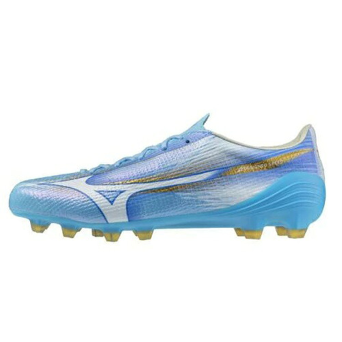 ミズノ　ミズノアルファIII JAPAN　サッカー／フットボール　スパイク　ユニセックス　MIZUNO　P1GA266025　ユニティスカイブルー&times;ホワイト　★24000｜オザキスポーツ