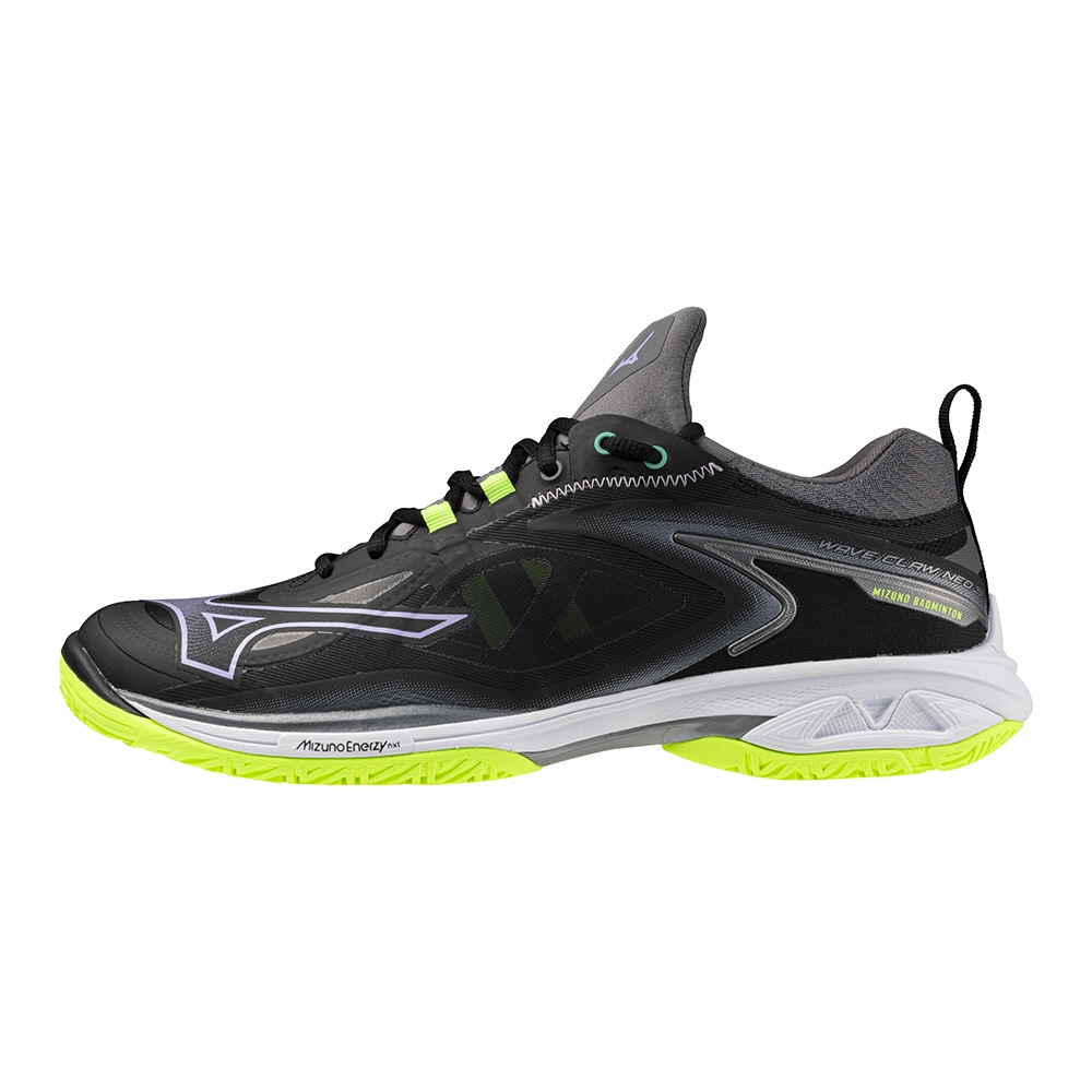 ミズノ　バドミントン　ウエーブクローNEO3　MIZUNO　バドミントンシューズ　71GA247311　ブラック&times;パープル&times;ライム　★16000｜オザキスポーツ 9,997円