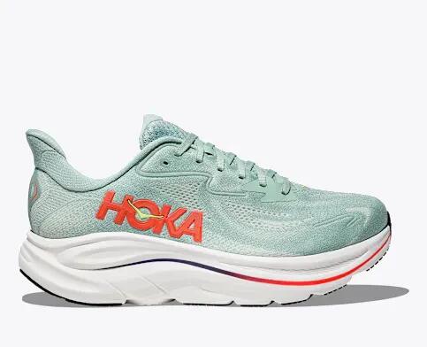 HOKA ホカ クリフトン 10 CLIFTON 10　1162030-SGNN　セージ／ネオン フレーム　メンズ ランニング ウォーキング シューズ　※沖縄県へのお届け不可｜オザキスポーツ