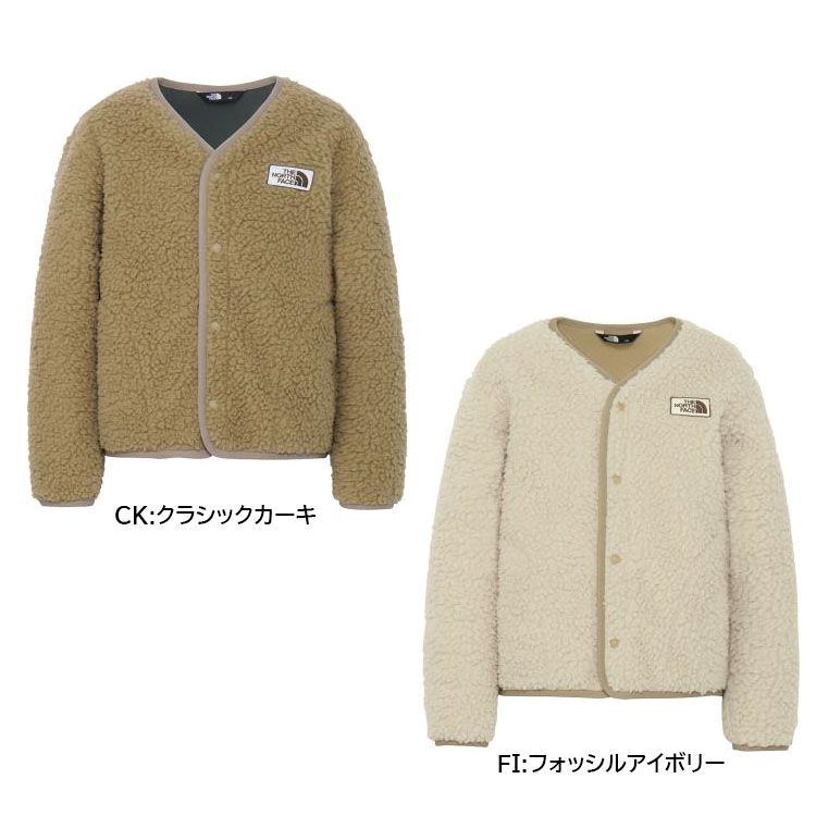 ザ・ノース・フェイス 25秋冬 カドルフリースカーディガン（キッズ）THE NORTH FACE キッズ もの言う花 フリース ポンチョ NAJ72430 ★13000 ※北海道・離島・沖縄県へのお届け不可