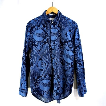 ENGINEERED GARMENTS 17ss Short Collar Shirt エンジニアードガーメンツ ショートカラー シャツ大名店【中古】