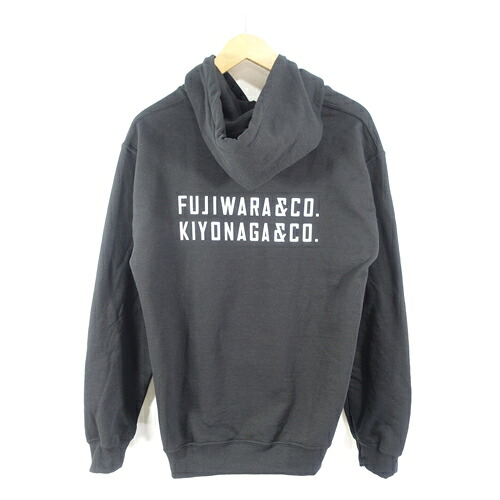 KIYONAGA&CO 21ss FUJIWARA&CO LOGO PULLOVER キヨナガ フジワラ ロゴ フーディ パーカー 大名店【中古】