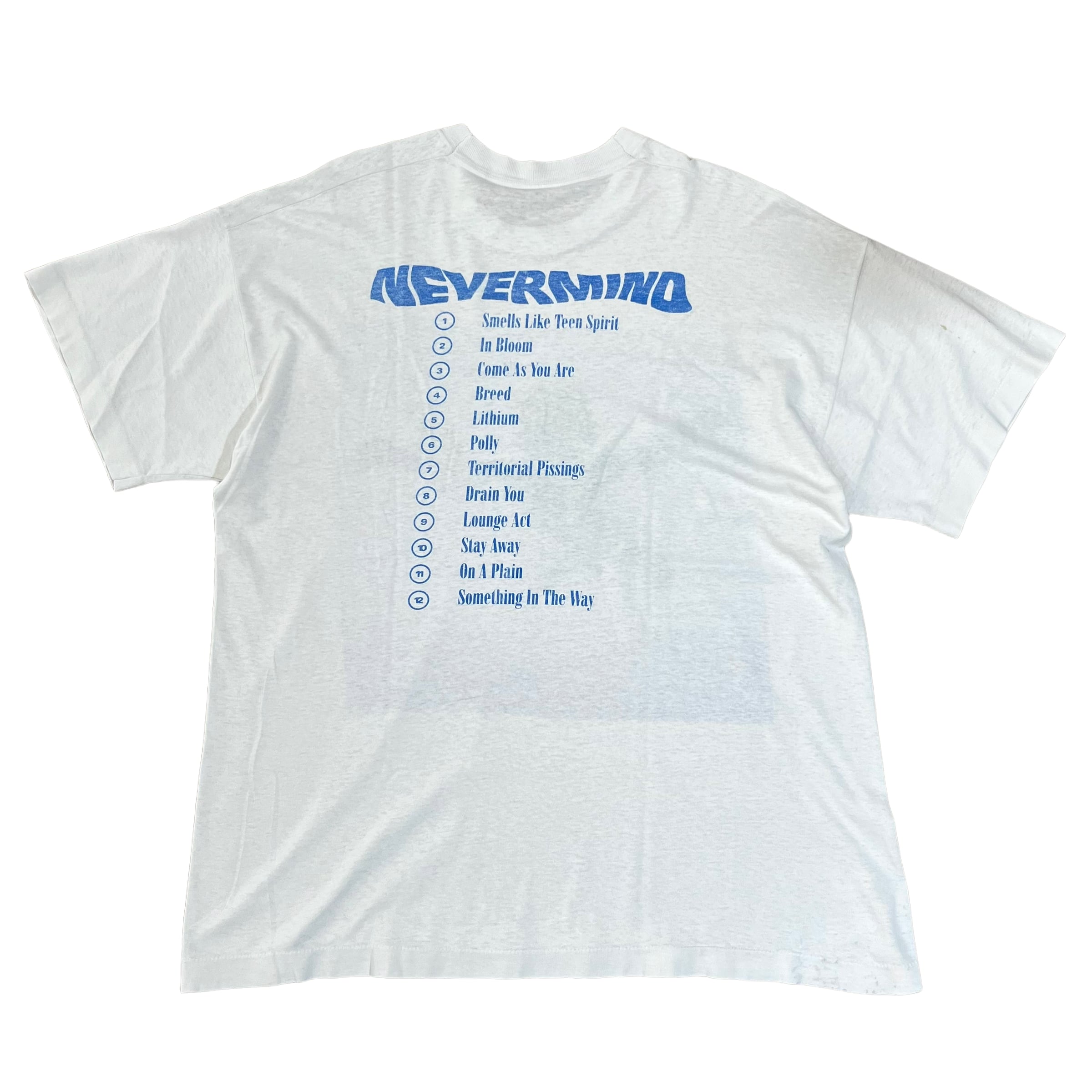 若者の大愛商品 VINTAGE 90s NIRVANA NEVERMIND TEE ニルバーナ