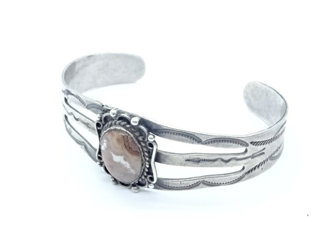 NAVAJO VINTAGE 40s ARROW BANGLE バングル ナバホ ブレスレット シルバー アクセサリー 大名店【中古】