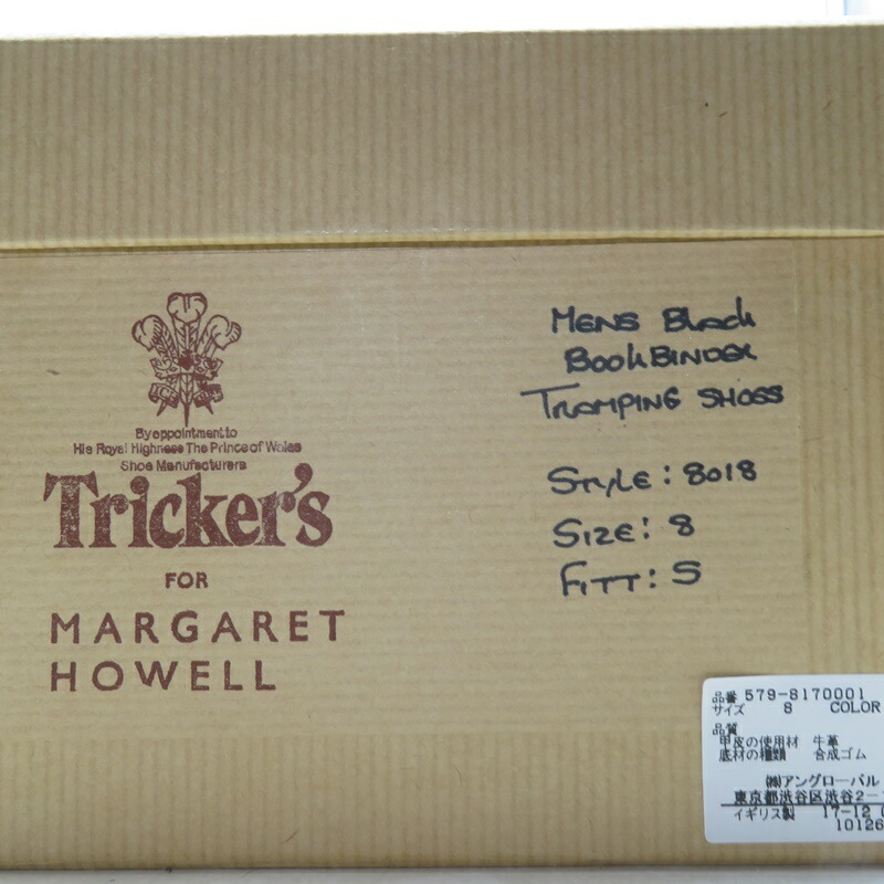 TRICKERS MARGARET HOWELL別注 BINDER SHOE トリッカーズ マーガレット