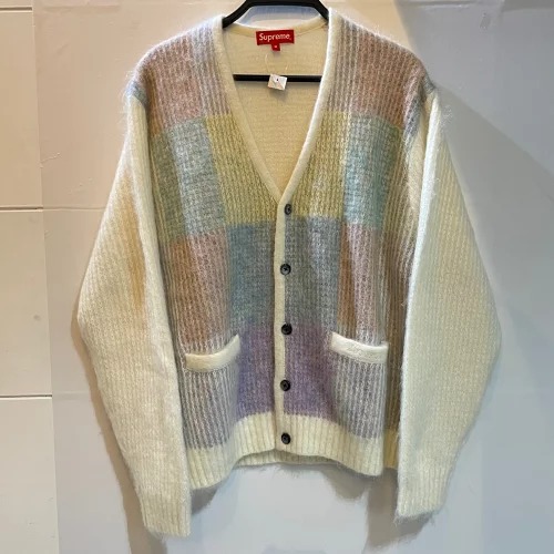 楽天市場】FW23 Supreme Patchwork Cable Knit Cardigan シュプリーム