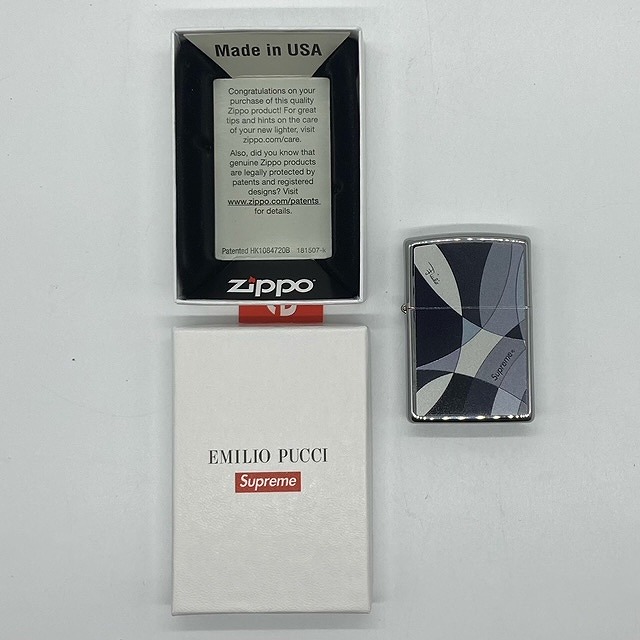 2年保証』 SUPREME 21ss Emilio Pucci Zippo シュプリーム エミリオ