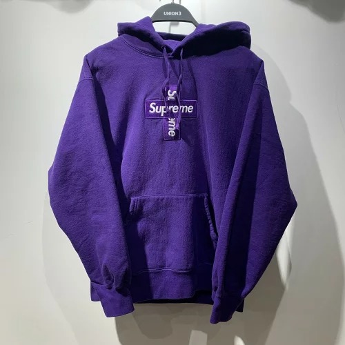 Supreme 刺繍 スモールボックスロゴ パーカー M紫 Supreme 刺繍 スモールボックスロゴ パーカー M紫 Supreme