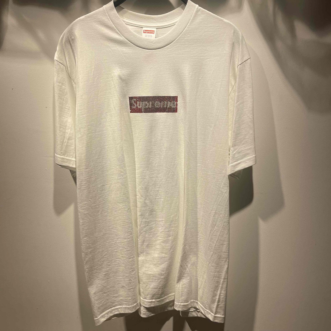 19ss Supreme x スワロフスキー Box Logo Tee 25TH | labiela.com