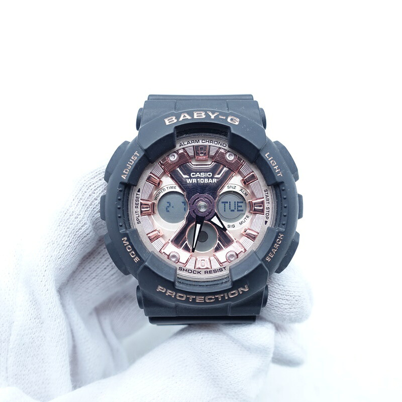 CASIO BA-130 BABY-Ｇ BLACK/PINK カシオ ベビージー Gショック 時計 大名店【中古】