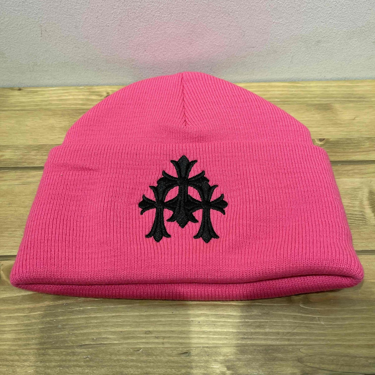 おトク情報がいっぱい！ CHROME HEARTS CEMETERY CROSS BEANIE 