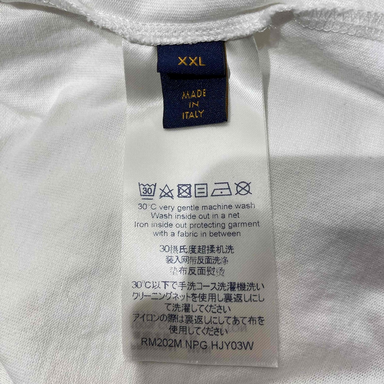 LOUIS VUITTON LVステッチプリントアンドエンブロイダリーTシャツ T