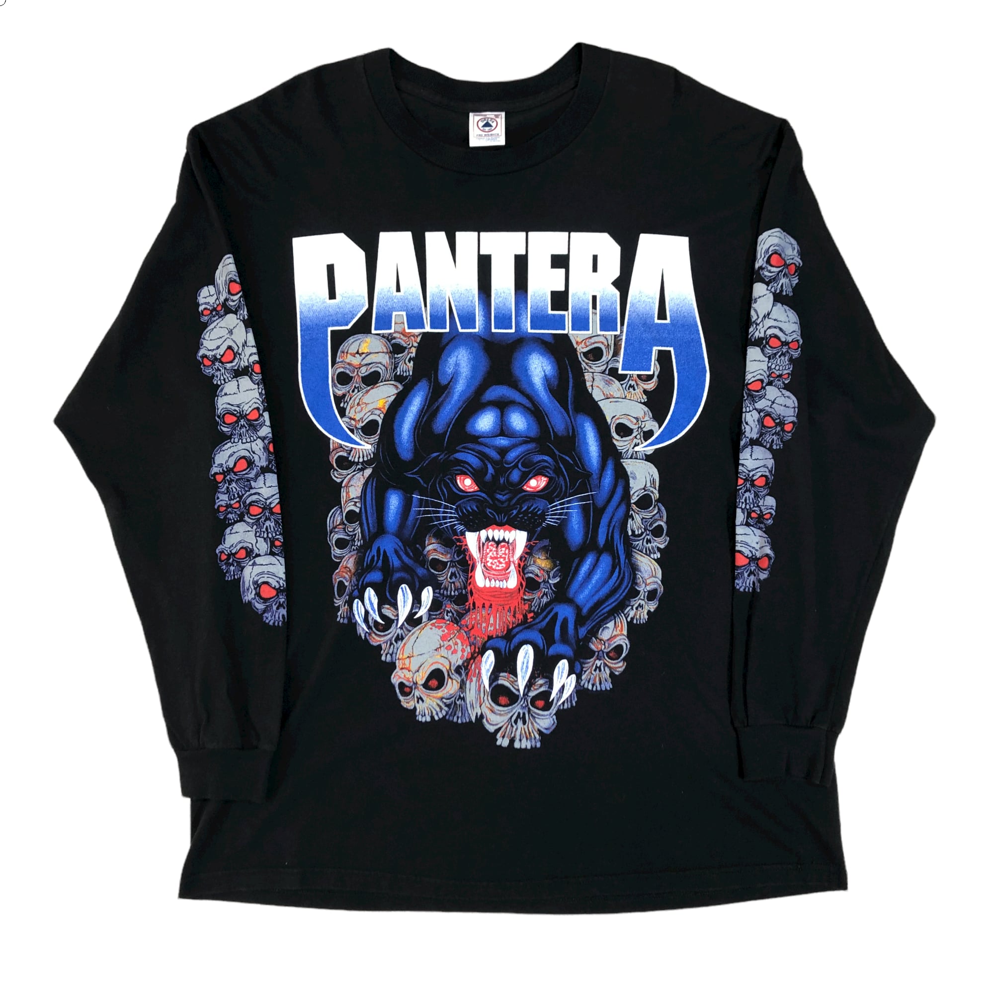 楽天市場】VINTAGE 90s PANTERA PANTHER & SKULL L/S TEE ヴィンテージ