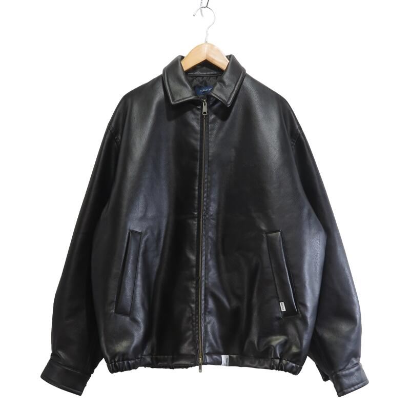 セール特別価格 NAUTICA 22aw Vegan Leather Jacket Size-L 223-1563