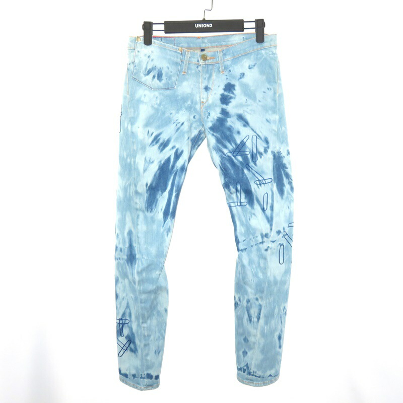 楽天市場】【中古】 Remake ブリーチデニム デニムパンツ Gパン