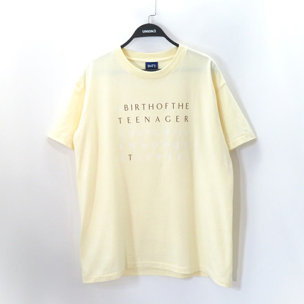 BoTT Alphabet Tee Tシャツ ボット 大名店【中古】