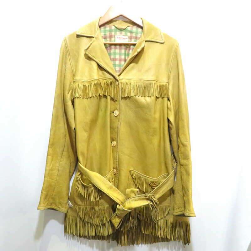 MID-WESTERN SPORT TOGS 40～50s DEERSKIN WESTERN JACKET ミッドウエスタンスポーツ ヴィンテージ レザー ディアスキン ジャケット 大名店【中古】