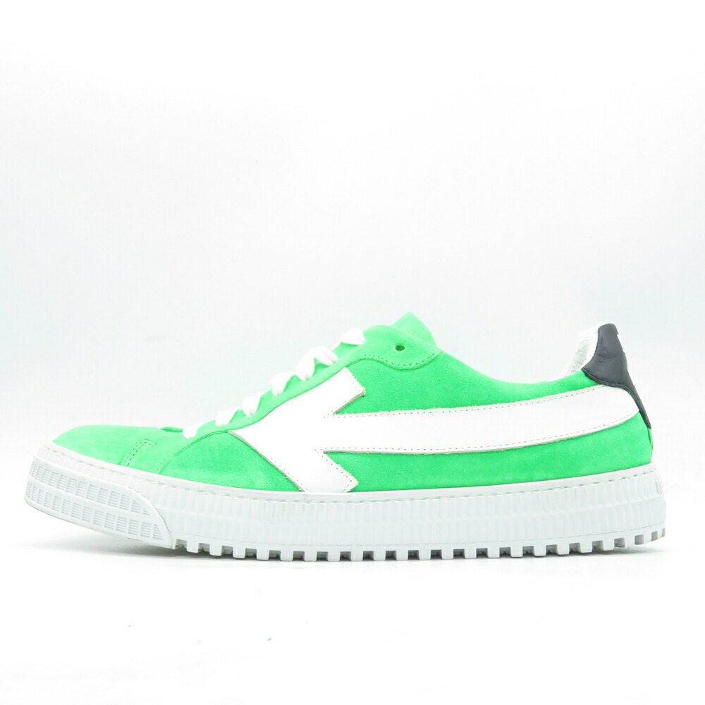 OFF-WHITE CUP SOLE 3.0 GREEN SIZE 42 オフホワイト カップ ソール グリーン スウェード スニーカー 大名店【中古】|union3 店