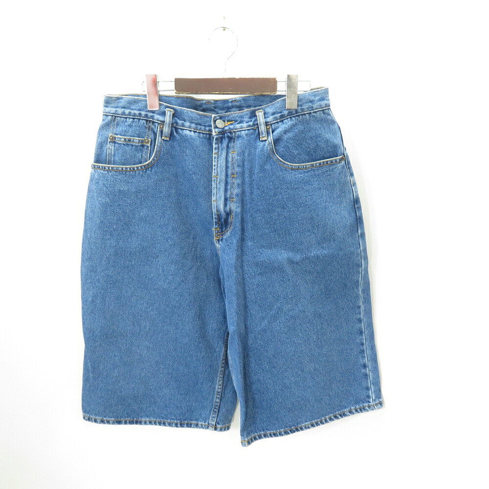 CALVIN KLEIN 90s DENIM WIDE SHORTS SIZE 33 カルバンクライン デニム ワイド ショーツ パンツ 大名店【中古】