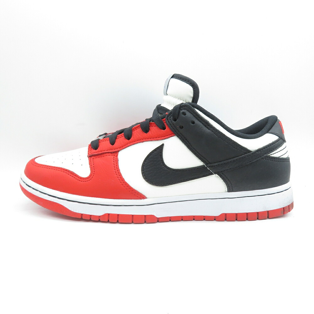 NIKE 2021 DUNK LOW RETRO EMB CHICAGO BULLS 28cm DD3363-100 ナイキ ダンク ロー レトロ シカゴ ブルズ スニーカー 大名店【中古】｜union3 店 13,838円